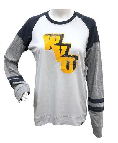 WVU Raglan