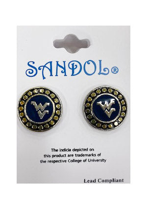 Wvu earrings on sale